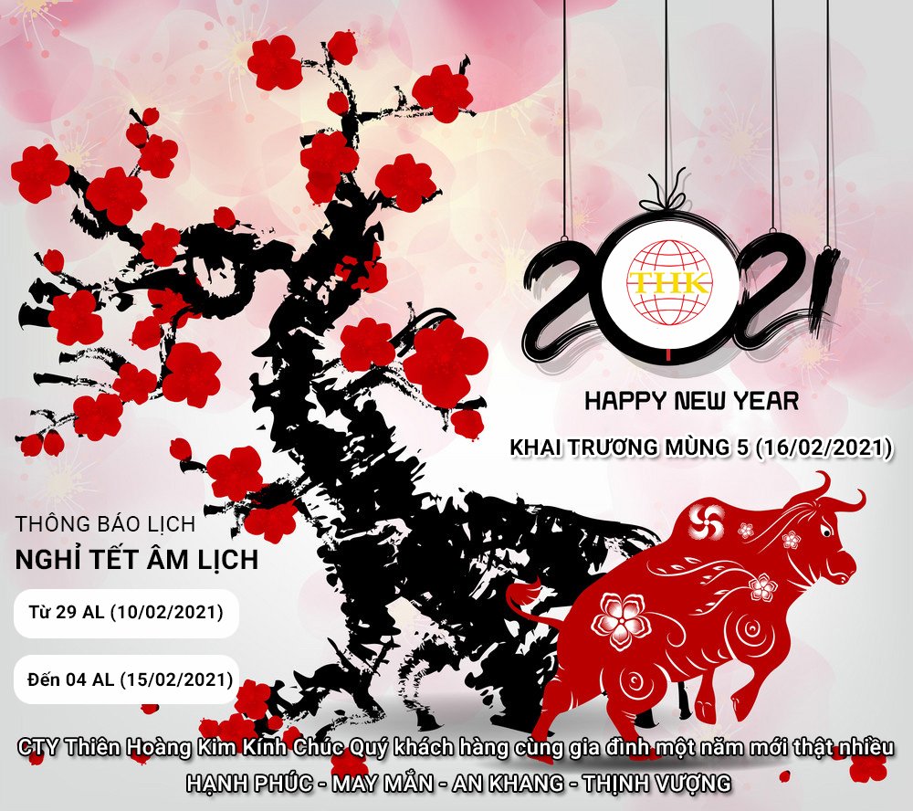 Thông Báo Lịch Nghỉ Tết Âm Lịch 2021 - Thiên Hoàng Kim